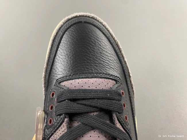 A Air Black FZ4811-001 3 Ma x Maniere Jordan 0609